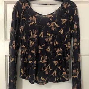 Free People Floral Top